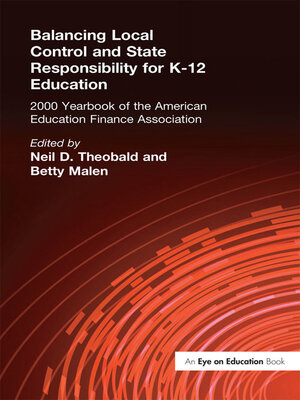 cover image of Balancing Local Control and State Responsibility for K-12 Education
